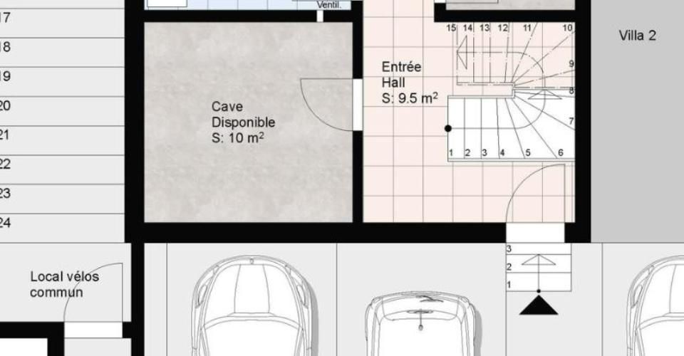 Founex Village - situation calme - Villa 1 sur plans avec 4 chambres - Maison 5.5 pièces - image - 12