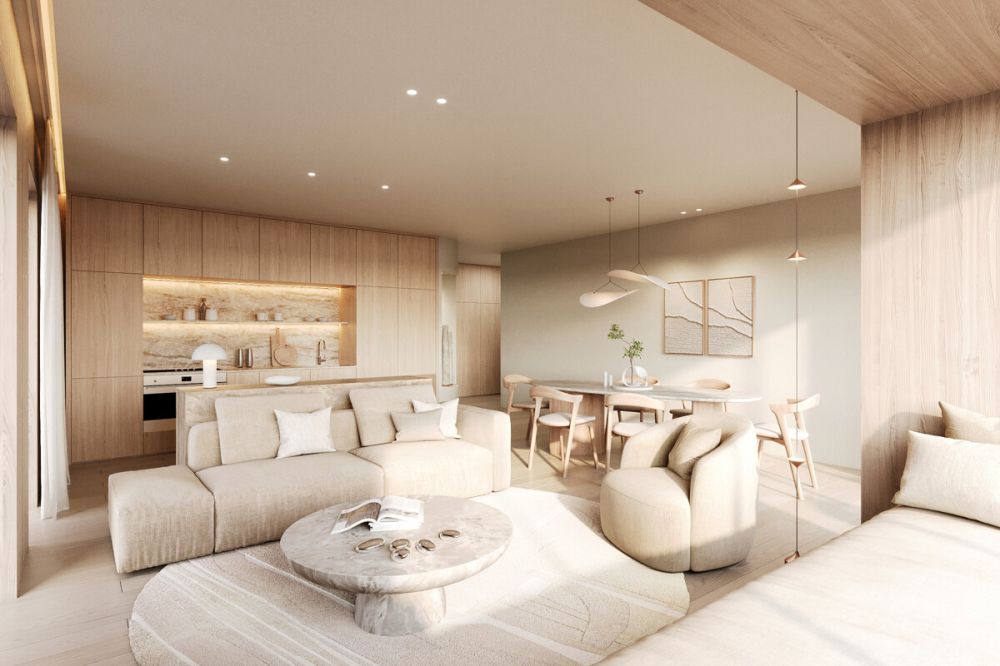 Neubauprojekt Via Valetta Laax  Design. Lage. Wohnqualität. - ZB923_Wohnzimmer