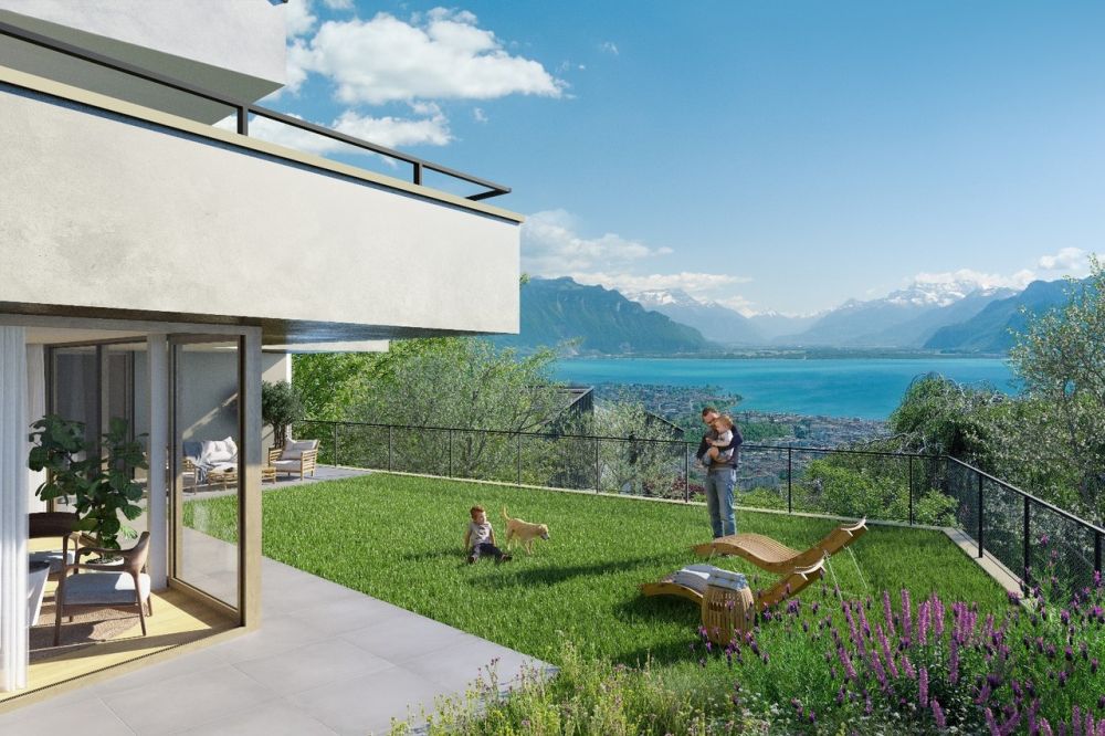 Magnifique appartement avec une vue imprenable sur le lac Léman - Bild 1