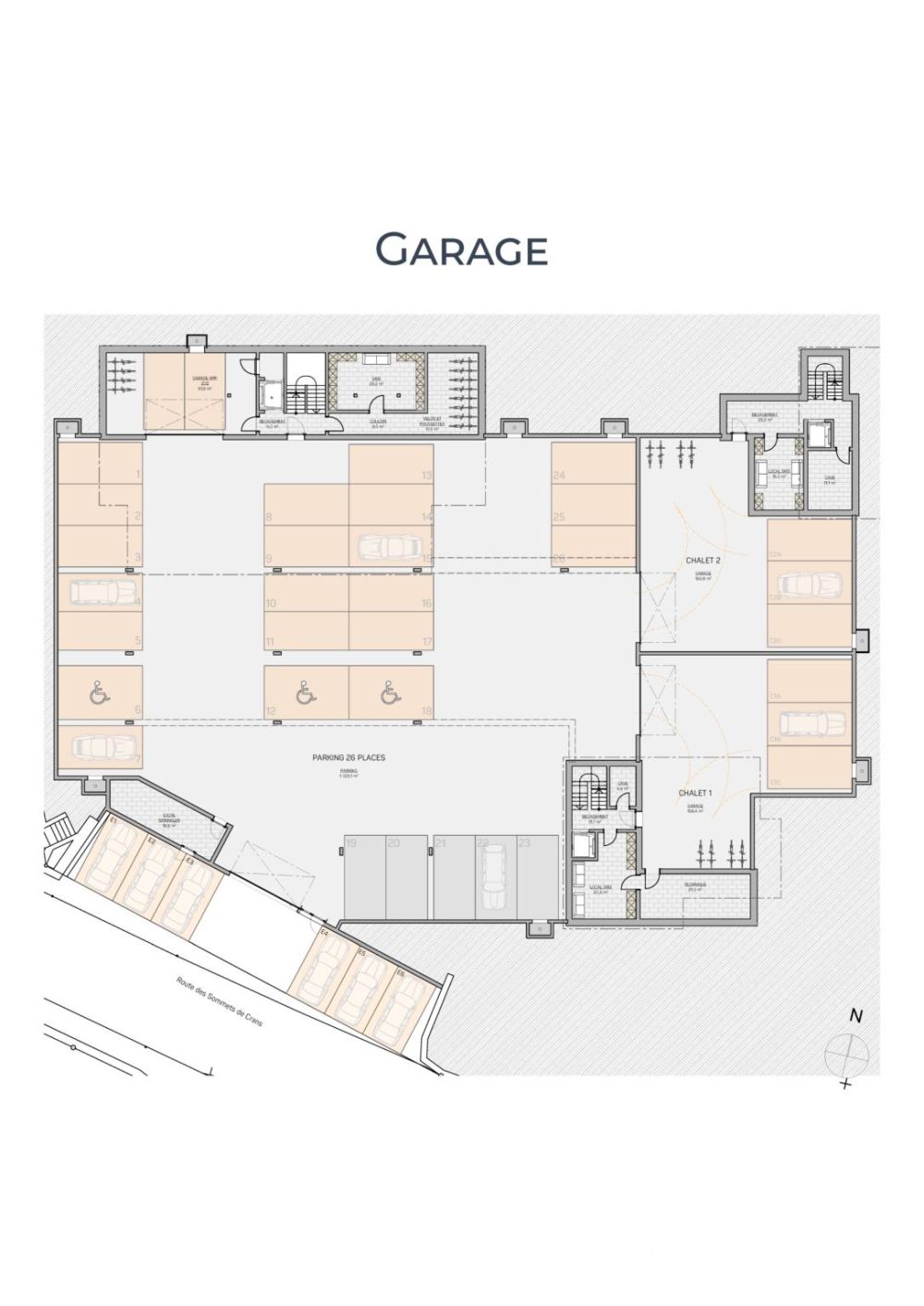 Crans-Montana, 4,5 Zimmer von hoher Qualität im Erdgeschoss mit Garten und Blick -  Bild 12