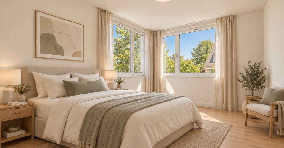 Neubau am Ölberg  Panoramablick und Terrasse - Appartement 4.5 pièces - image - 4