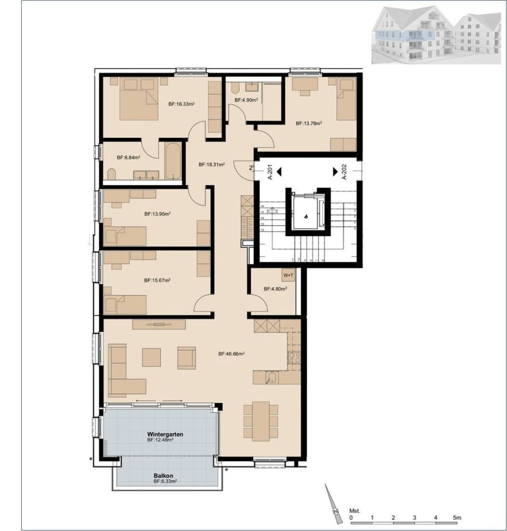 5.5 Zimmer-Wohnung für die ganze Familie - Ihr neues Familienzuhause