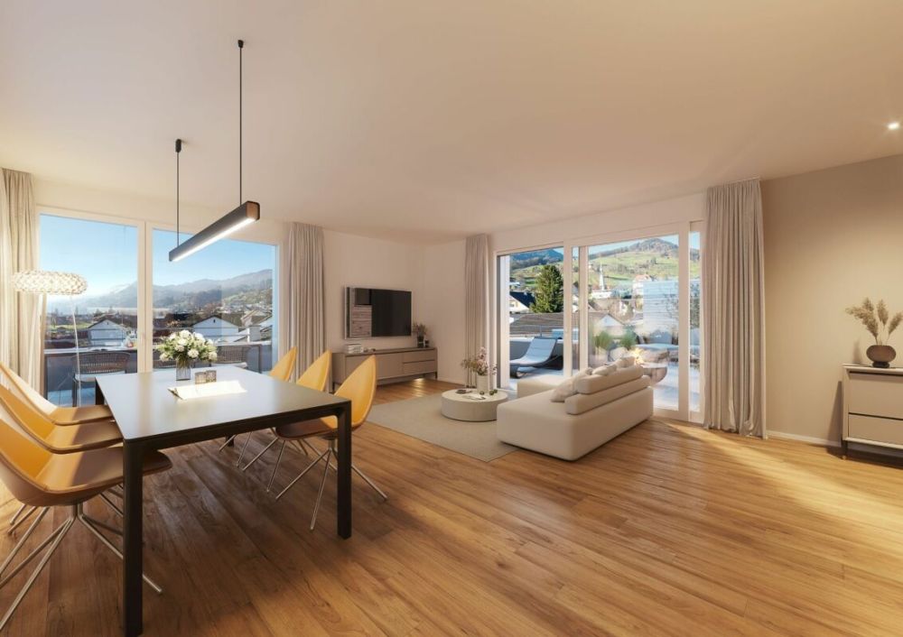 Äusserst hochwertige Attikawohnung mit riesiger Terrasse und wunderschöner Weitsicht -  Bild 7