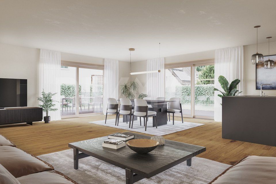 Grosszügige 4 ½ Zimmer Gartenwohnung C01 130.09 m² -  Bild 1