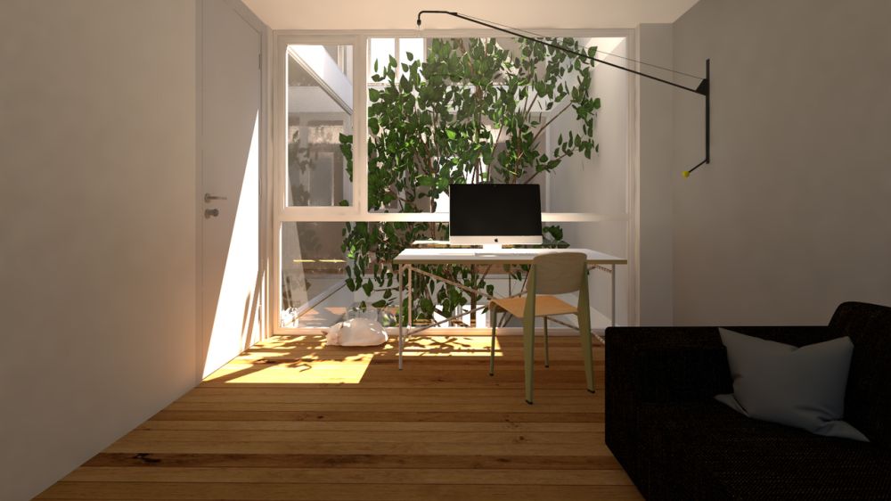 Neubauprojekt Hohle Gasse mit drei 7.5-Zimmer-Reihenhäuser (Haus 2) - Visualisierung