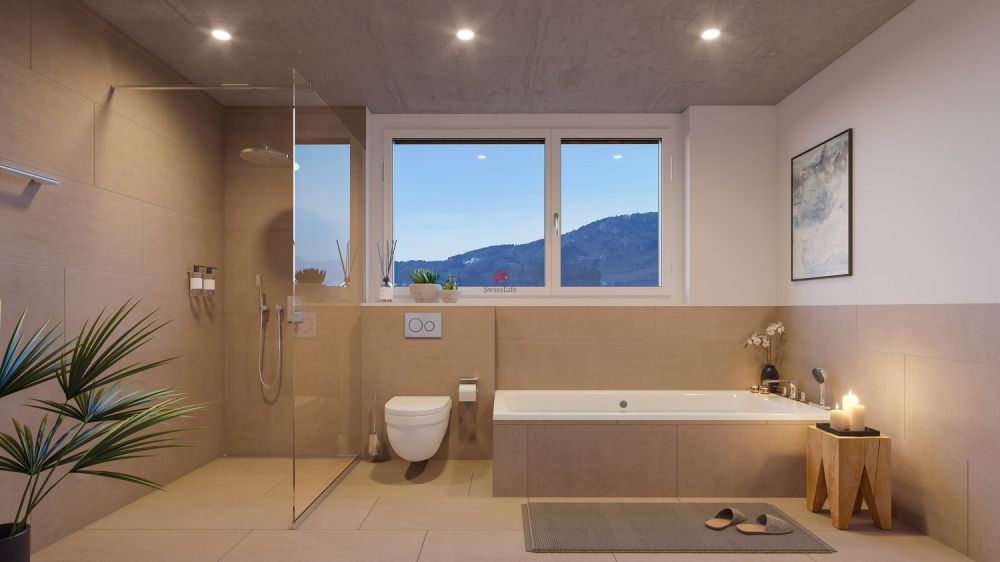 Exklusive Eigentumswohnungen mit Wintergarten - Moderne, gut ausgestattete und zeitlose Badezimmer