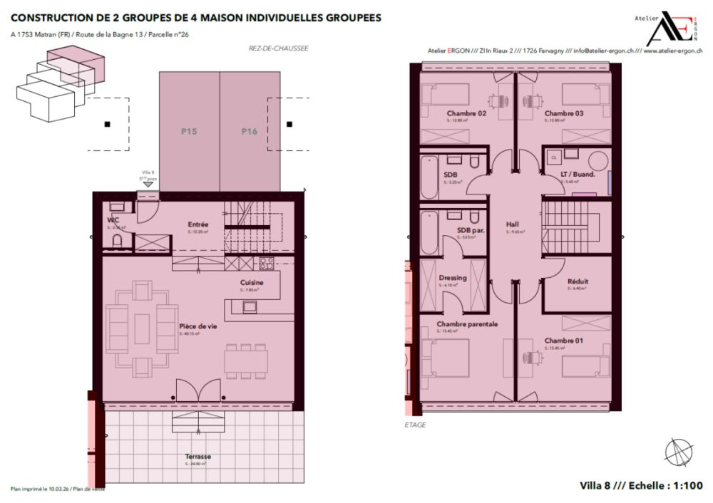 ! Réservée ! Les Jardins de la Bagne - villa lot 8 -  Bild 5