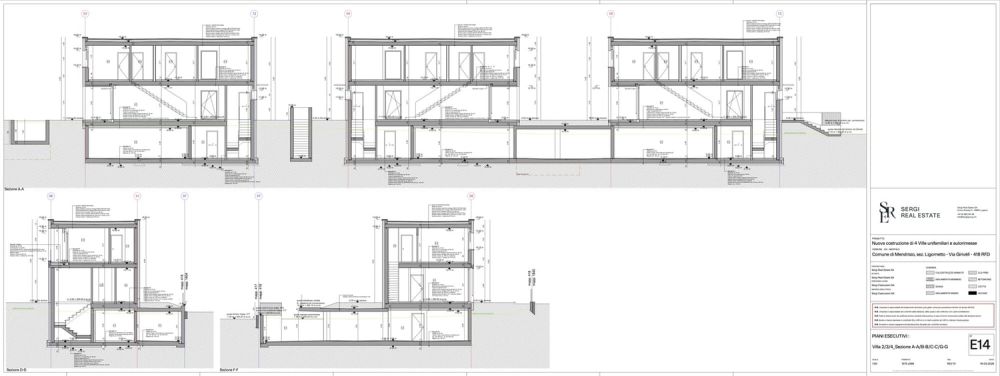 Außergewöhnliche Villa mit großer Wohnfläche und privatem Garten. - piani esecutivi 4