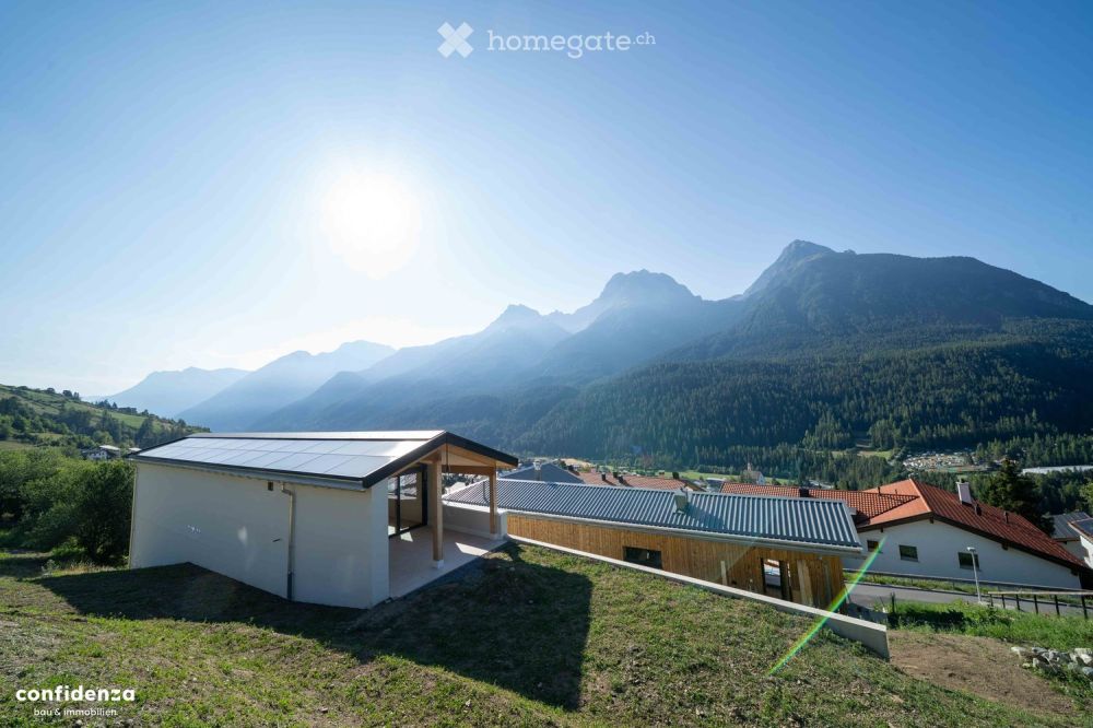 Exklusives Neubau-EFH mit Panorama in Scuol – Erstwohnsitz in Top-Hanglage -  Bild 1