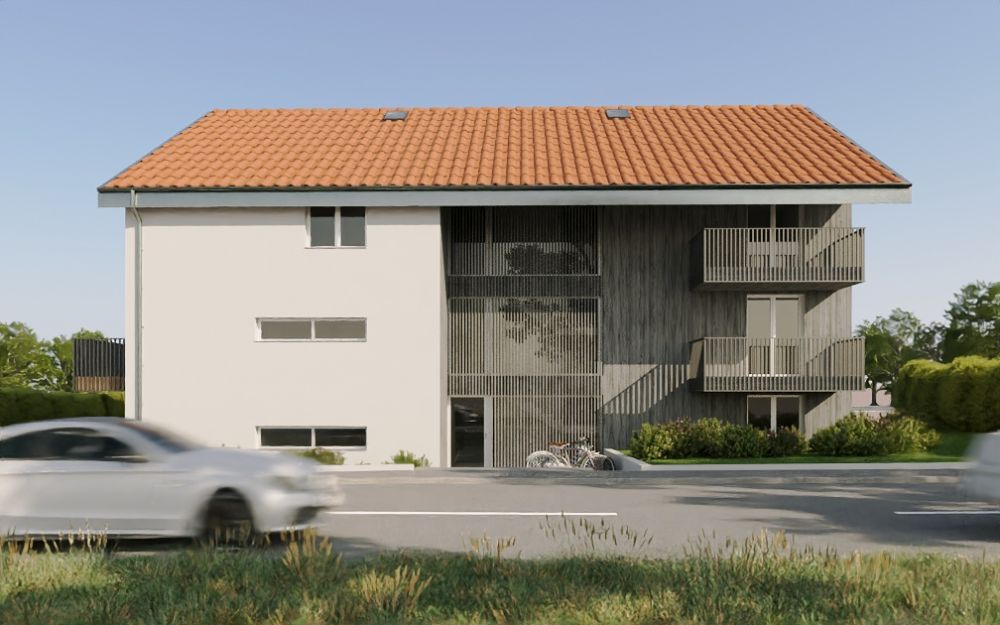 Attique 4,5 pièces avec vue sur la campagne, proche de Romont -  Bild 8