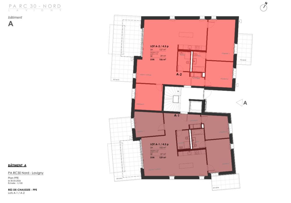 Spacieux 4,5 pièces avec terrasses et jardin privatif -  Bild 9