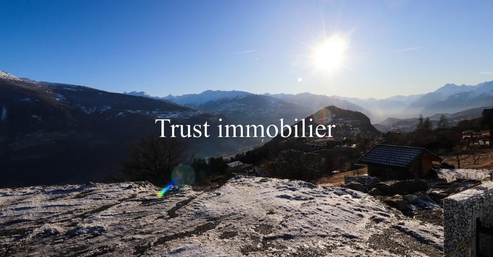 6000.Vue panoramique - Projet Chalet à vendre à Sergnou -Crans-Montana - Chalet 9.5 pièces - image - 3