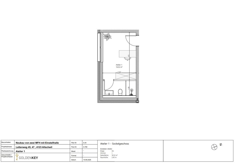Maisonette-Penthouse mit grosser Terrasse - 3.5-Zi. Attikawohnung - w4