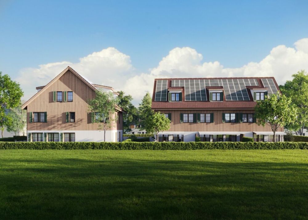 "BAUSTART ERFOLGT" 6.5-Zimmer-Doppelhaushälfte mit rund 99 m² Gartenfläche -  Bild 1