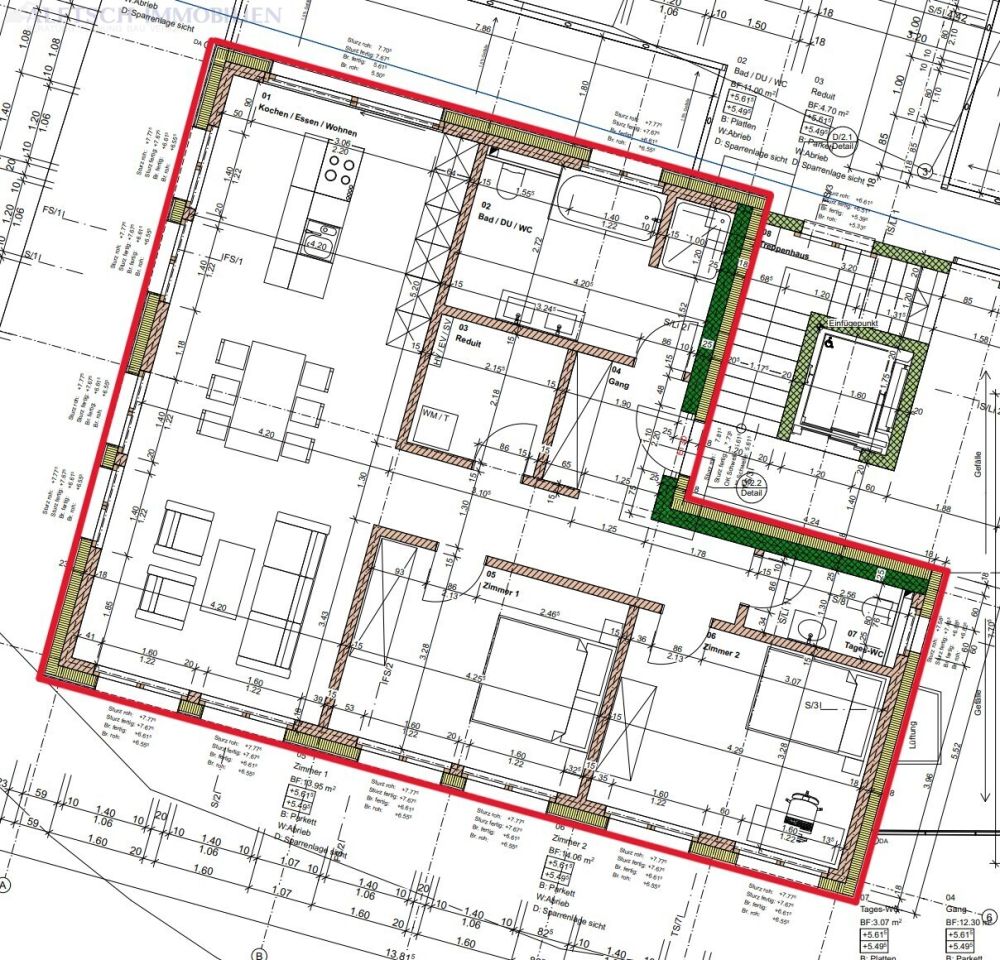 3.5-Zimmer-Wohnung im 2. Obergeschoss - im Herzen von Fiesch -  Bild 3