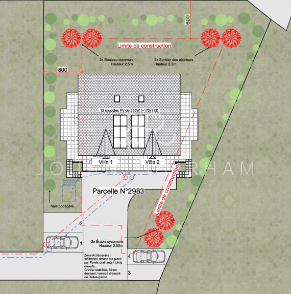 Le Sentier | Villa A - sur plan -  Bild 2