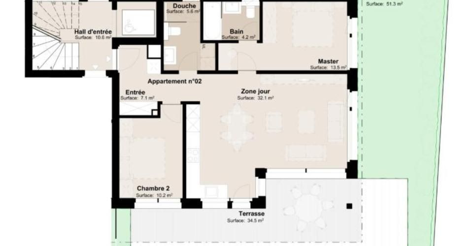Martigny | Charmant 3,5 pièces au rez avec jardin privatif - Appartement 3.5 pièces - image - 3