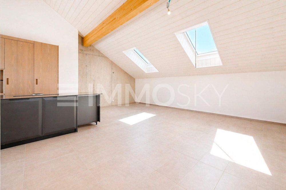 Superbe duplex 4.5 pièces neuf au coeur de Sullens (lot 2) - Séjour spacieux et lumineux