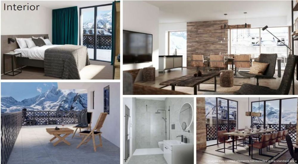 Nordic Neubau direkt bei der Skipiste. Hotelmässig bewirtschaftete Zweitwohnung. - Bild 7