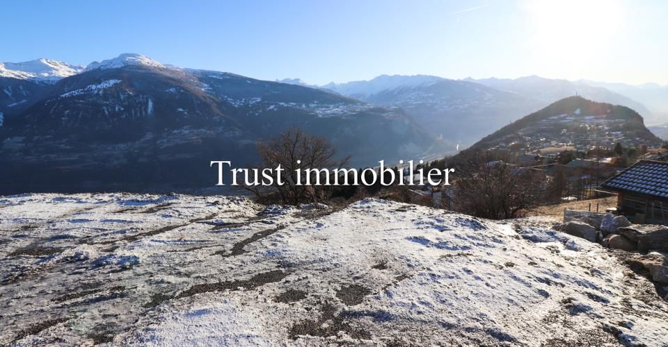 6000.Vue panoramique - Projet Chalet à vendre à Sergnou -Crans-Montana - Chalet 9.5 pièces - image - 4