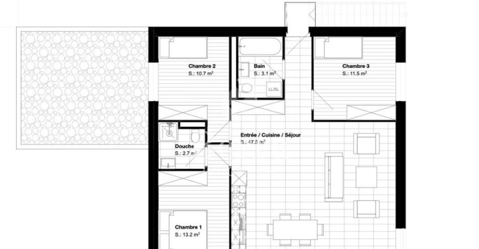 Appartement de 4.5 pièces au 1er étage - Appartement 4.5 pièces - image - 6