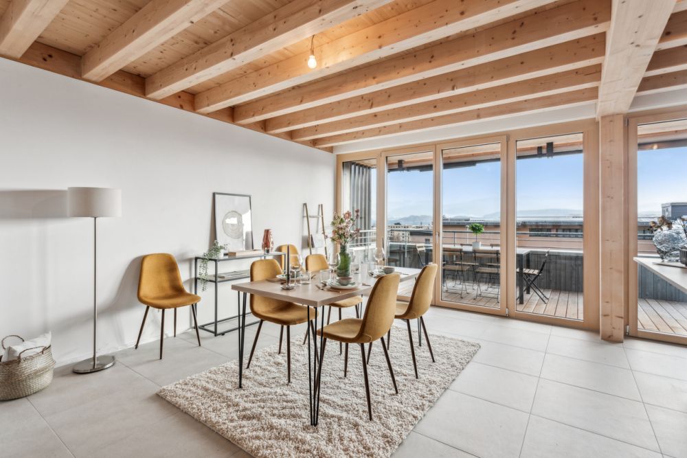 Opportunité ! Magnifique villa contemporaine aux portes de Fribourg - Pièce de vie