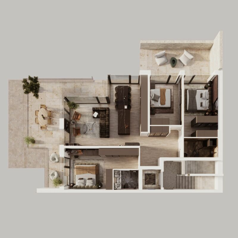 Appartement mit 4.5 Zimmern und superber Aussicht! -  Bild 5