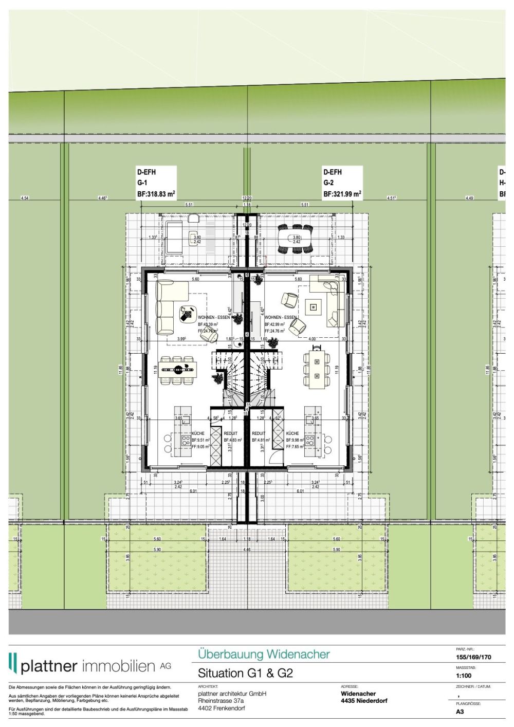 5.5 Zimmer Doppeleinfamilienhaus Haus G1 Niederdorf -  Bild 5