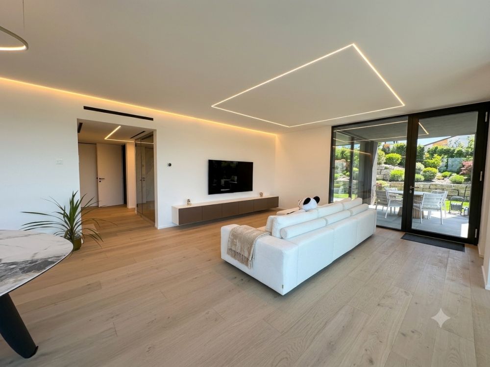Wohnung mit 4,5 Zimmern im Neubau mit privatem Wellnessbereich und Seeblick -  Bild 4