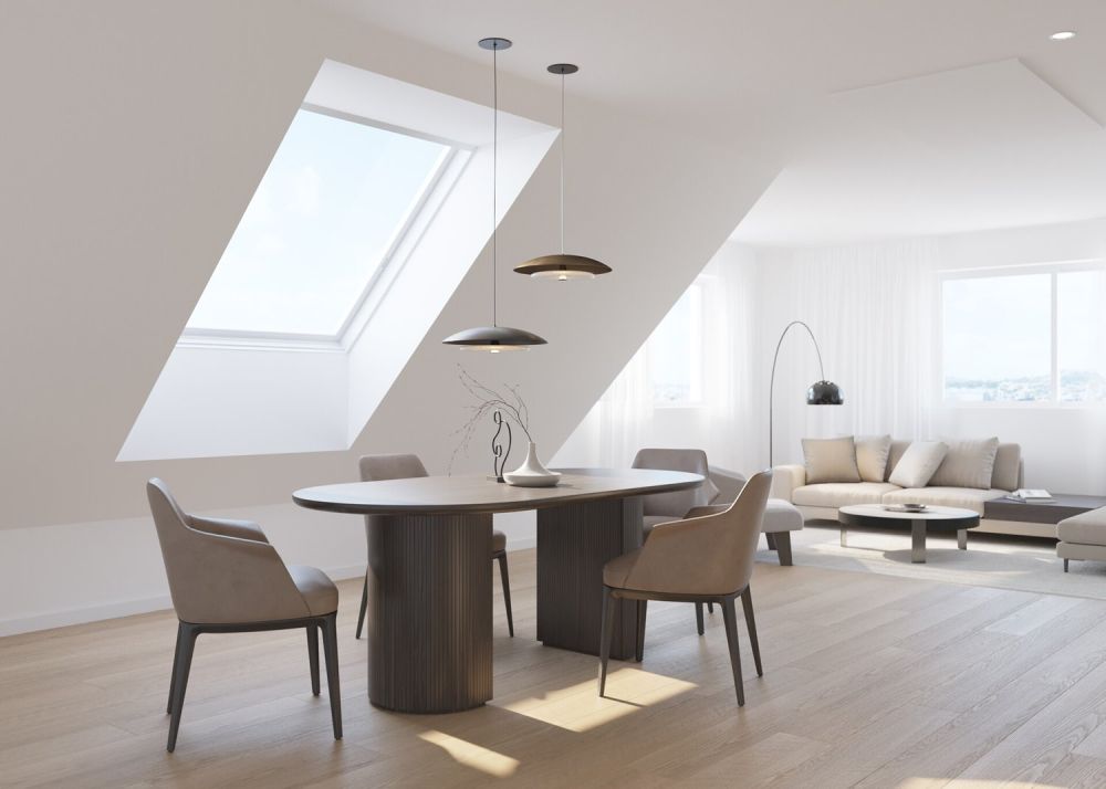 Exklusive Rooftop-Dachwohnung mit privater Terrasse und 360-Panoramab - Esszimmer_2