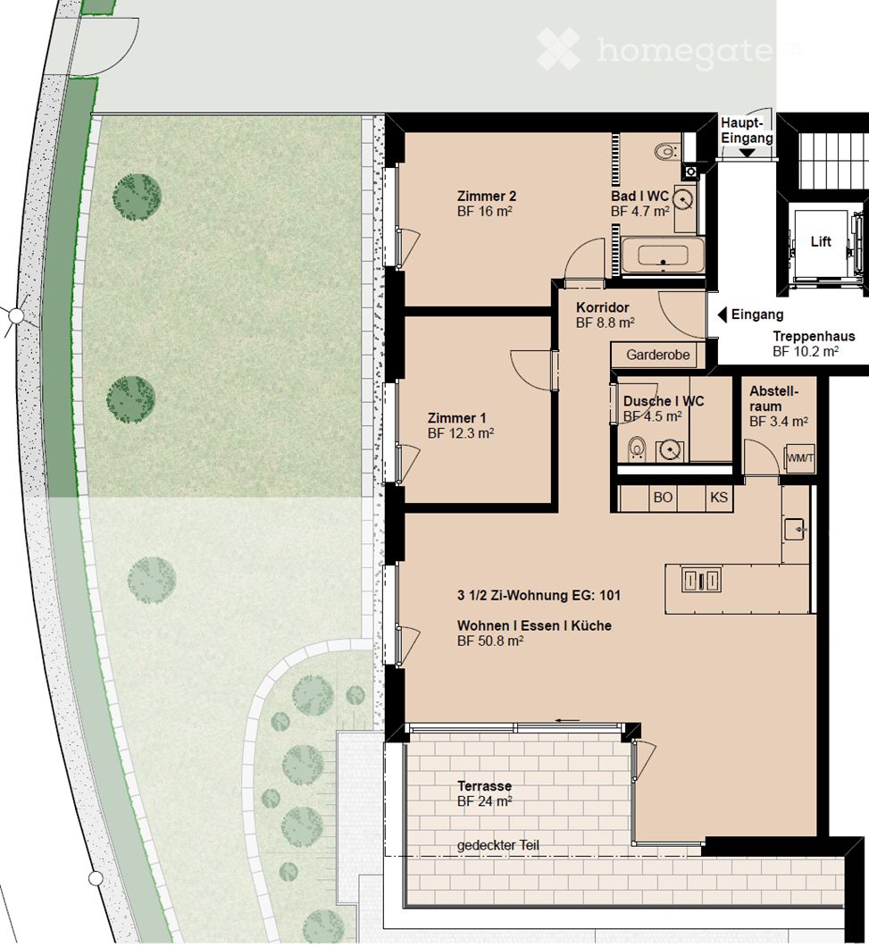 Exklusive 3.5-Zimmer-Wohnung mit atemberaubender Seesicht in Richterswil -  Bild 4