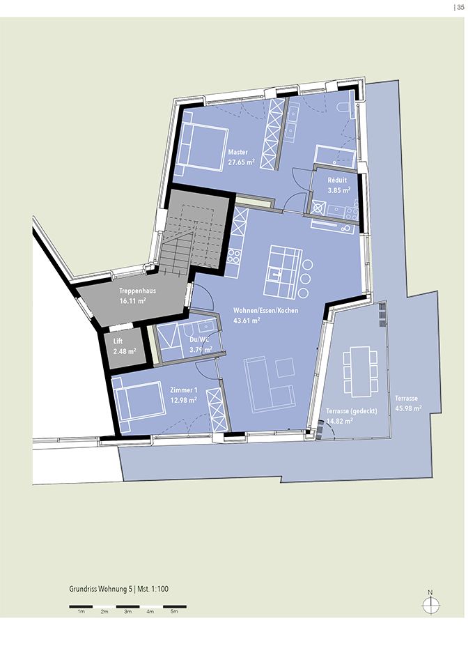 Exklusive Attikawohnung mit unverbaubarer Aussicht. Neue Preise - B5 -  Bild 5