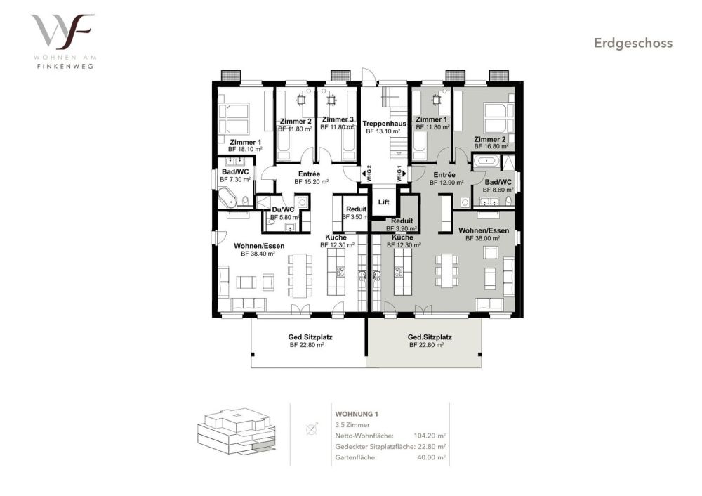Schöne 3.5-Zimmer Gartenwohnung in Schönbühl -  Bild 8
