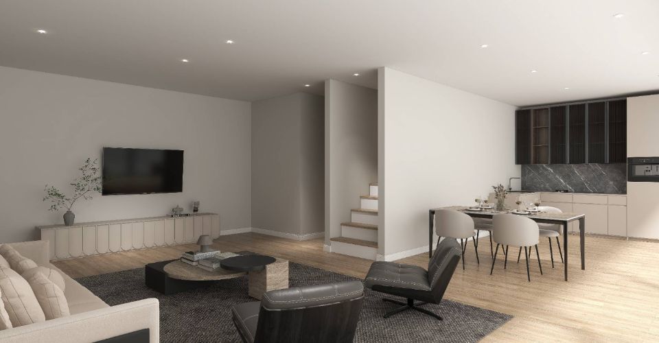 Promotion de 4 villas mitoyennes - Maison contiguë 4.5 pièces - image - 3
