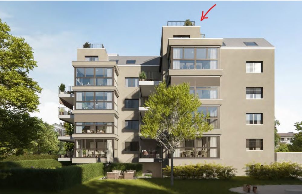Exklusive Rooftop-Dachwohnung mit privater Terrasse und 360-Panoramab - Gebäude aussen