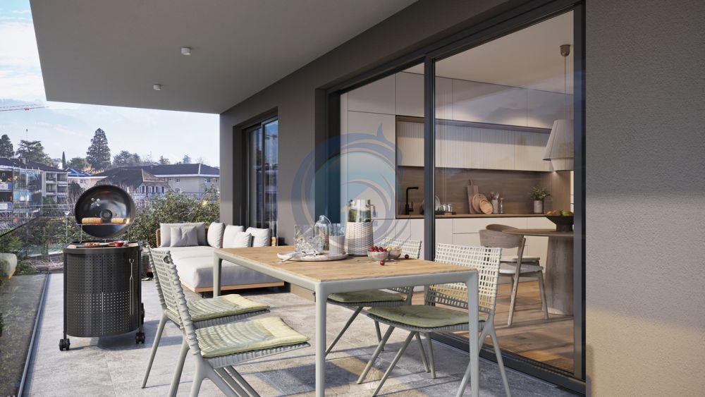 BEL APPARTEMENT DE 4.5 PIÈCES NEUF AU REZ-DE-CHAUSSÉE AVEC JARDIN -  Bild 11