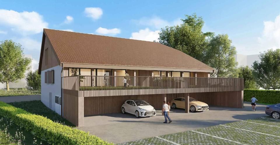 Maison villageoise mitoyenne avec terrasse et jardin - Maison contiguë 5 pièces - image - 4