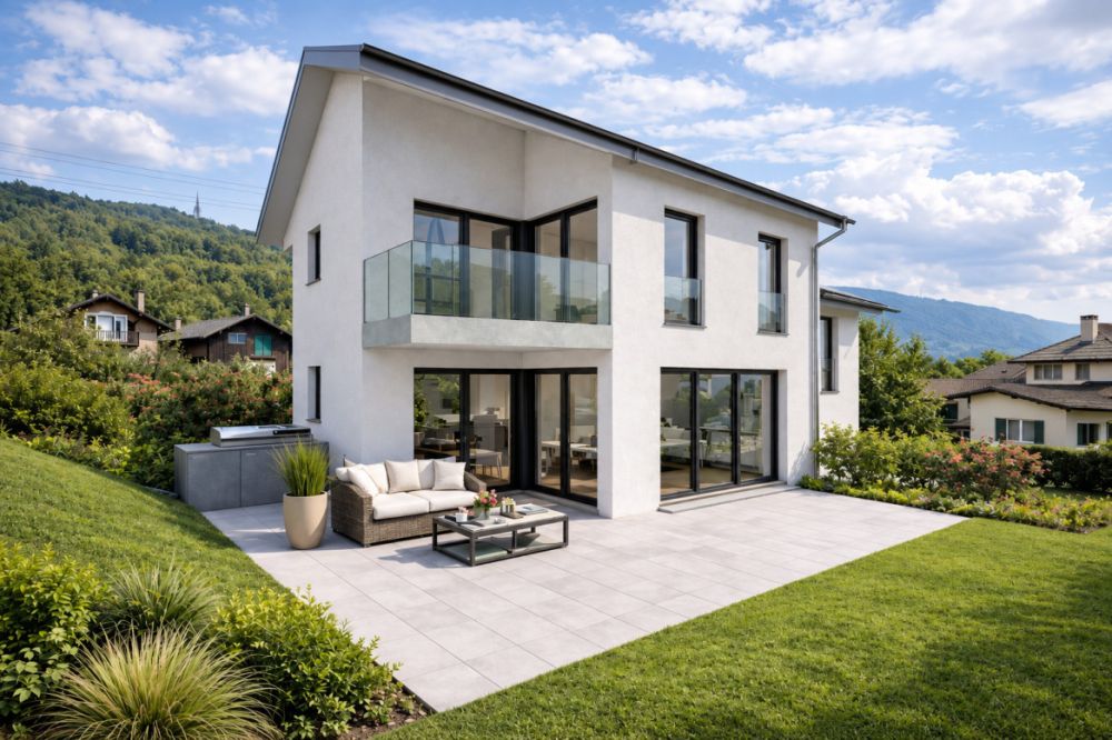 NOUVEAU PROJET DE 3 VILLAS À CONCISE À PROXIMITÉ DU LAC -  Bild 1