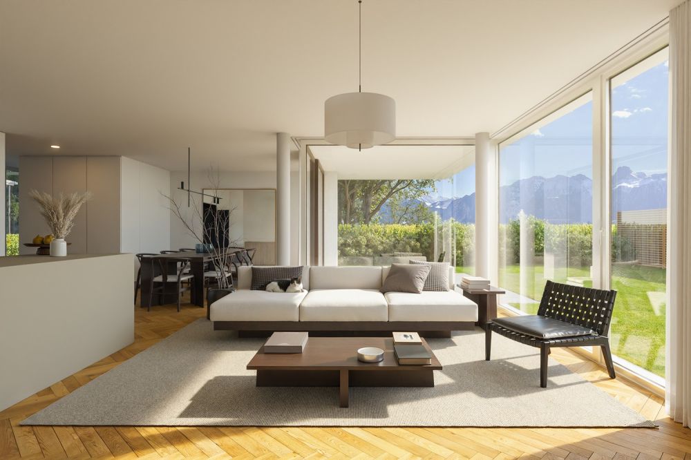 Neubau 5.5 Zimmer-Doppel-Einfamilienhäuser in Heimberg -  Bild 2