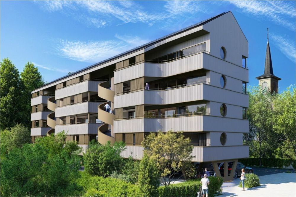 ATTIQUE N°14 - VUE PANORAMIQUE SUR LE LAC ET LES ALPES - Bild 5