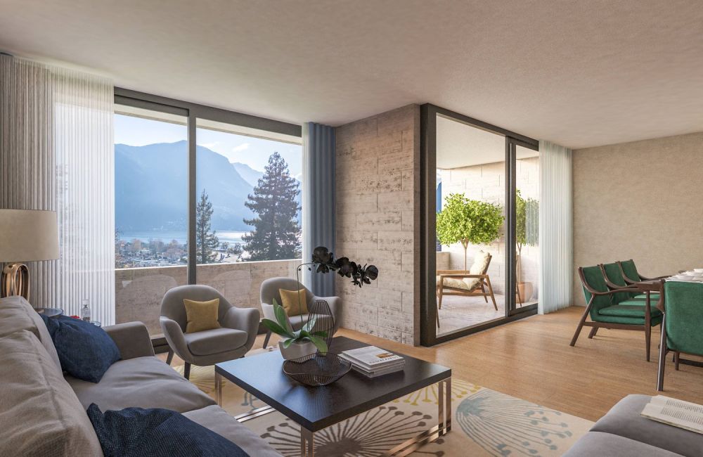 ULTIMO APPARTAMENTO MASSAGNO 4.5 LOCALI - RESIDENZA SECONDARIA -  Bild 4
