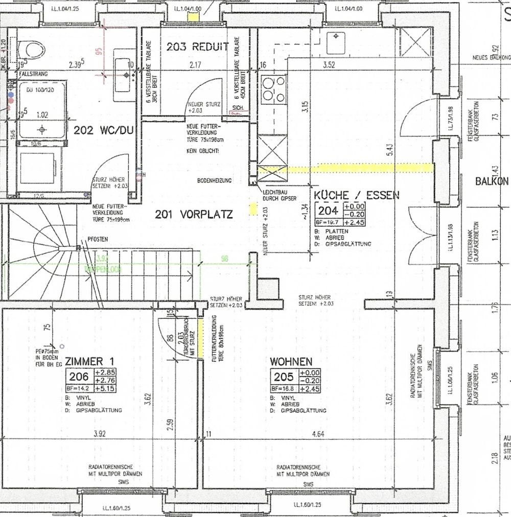 5.5 Zi. Maisonette Wohnung mit Balkon/Sitzplatz - Erstbezug -  Bild 6
