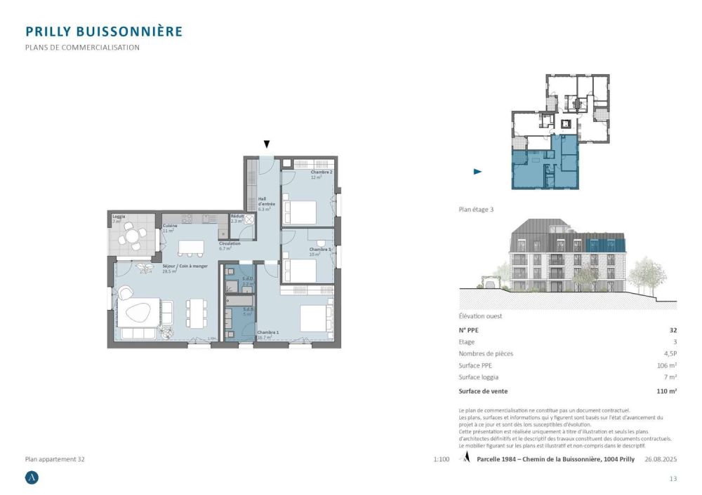 Nouvelle promotion: 4.5 pièces orienté plein sud au coeur de la ville -  Bild 11