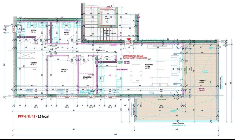 3733 IN COSTRUZIONE - ULTIMO APPARTAMENTO - 3.5 LOCALI A POCHI PASSI DAL CENTRO STORICO -  Bild 2