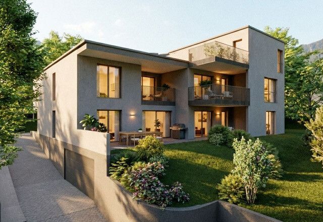 MODERNO ATTICO 3.5 CON TERRAZZA E VISTA NEL VERDE A LUMINO -  Bild 11