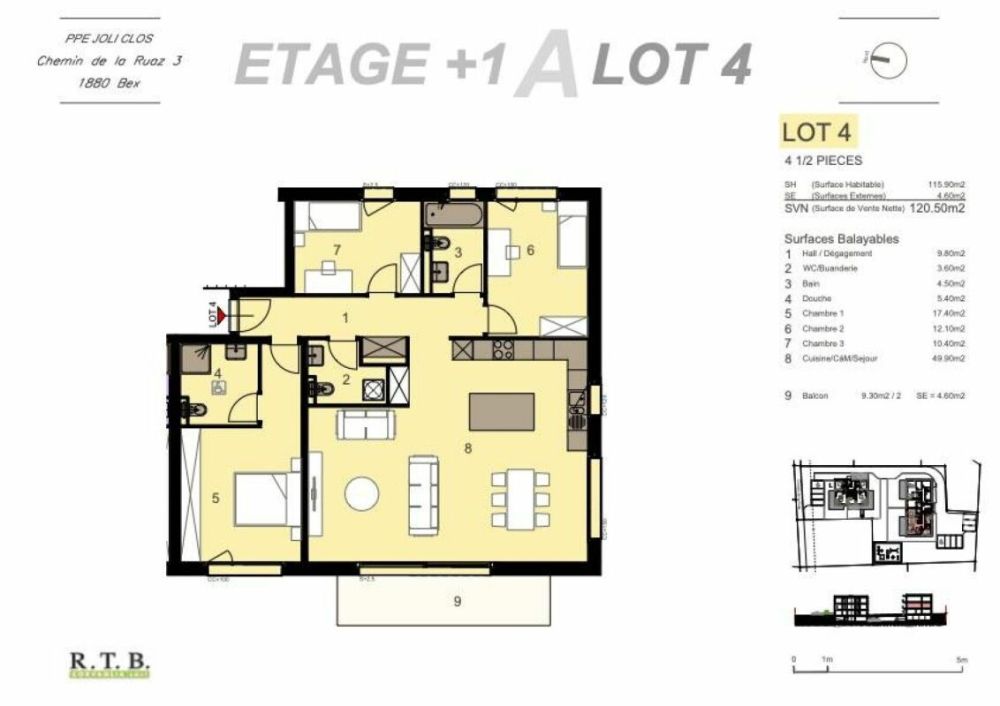 Appartement 4.5 pièces à Bex - Bild 8