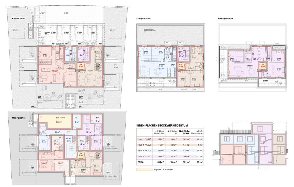 4.5 Zimmer Garten-Maisonette-Wohnung an Top Lage (Einheit 2) -  Bild 3