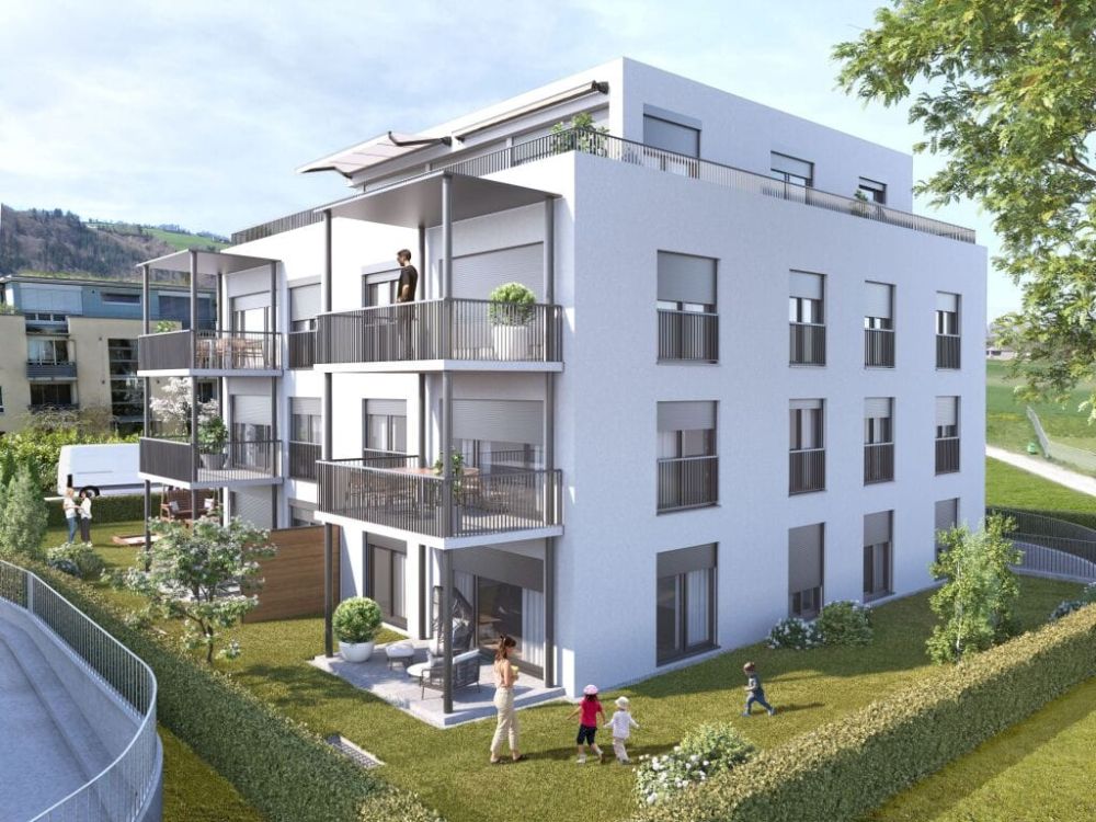 3.5-Zimmer-Gartenwohnung mit Sitzplatz in Münsingen kaufen -  Bild 1