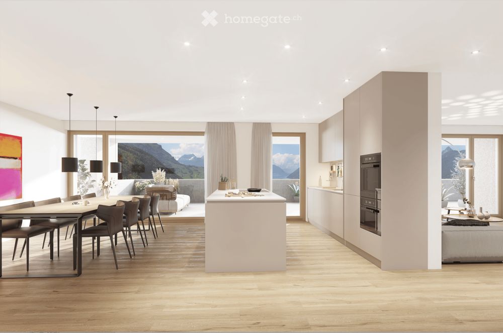 Exklusive Panorama-Residenz mit Einfamilienhaus-Flair in Schwyz, nahe Zug -  Bild 3
