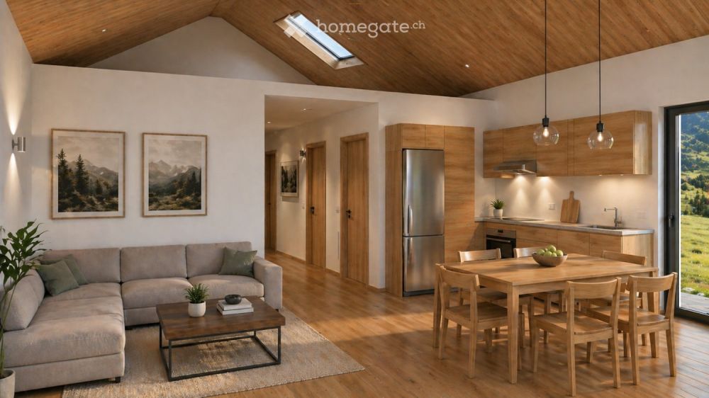 30 Moderne 4-Zimmer-Chalet in Crans VD mit Bergblick -  Bild 3